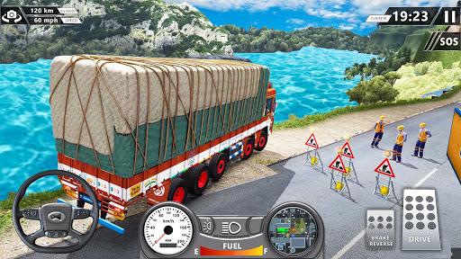 Indian Truck Game Truck Sim - Gameplay image of android game