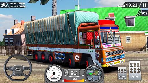 Indian Truck Game Truck Sim - Gameplay image of android game