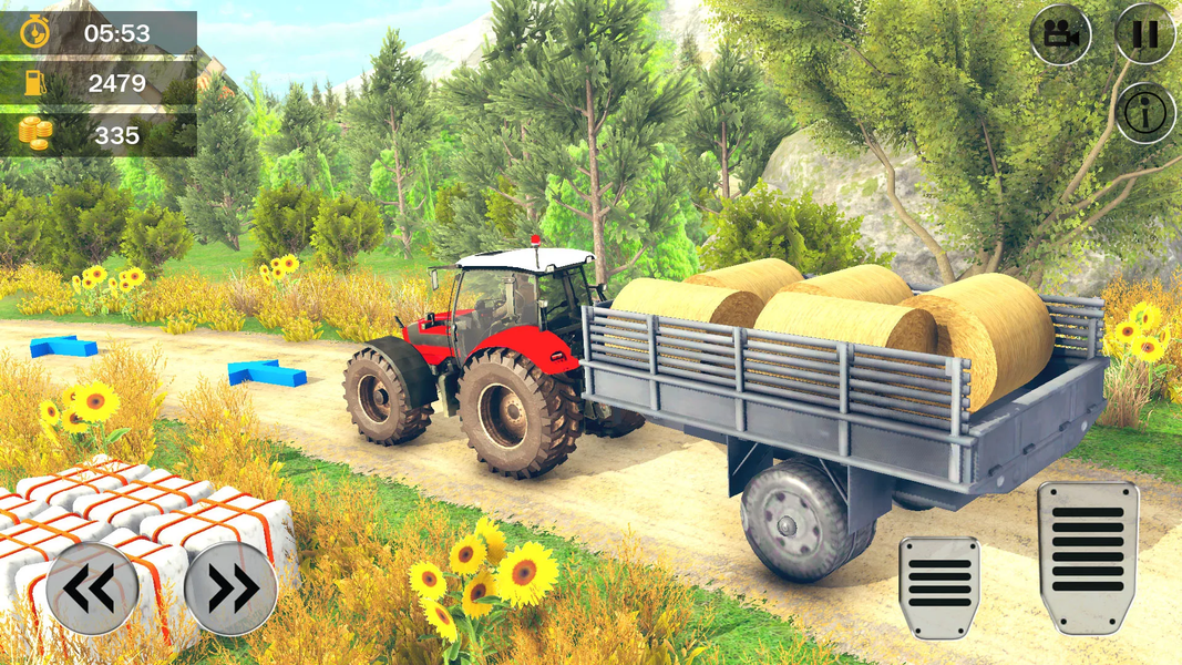 Tractor Farming & Training Sim - Gameplay image of android game