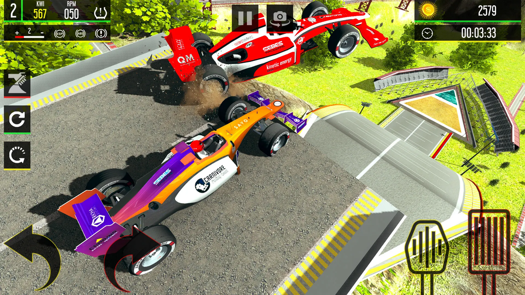 Formula Car Crash Game 2021 : - عکس بازی موبایلی اندروید