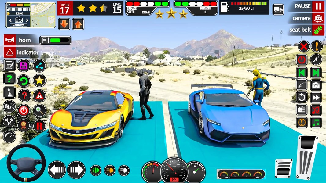 Mega Ramp Stunt Car Game ۳D - عکس بازی موبایلی اندروید