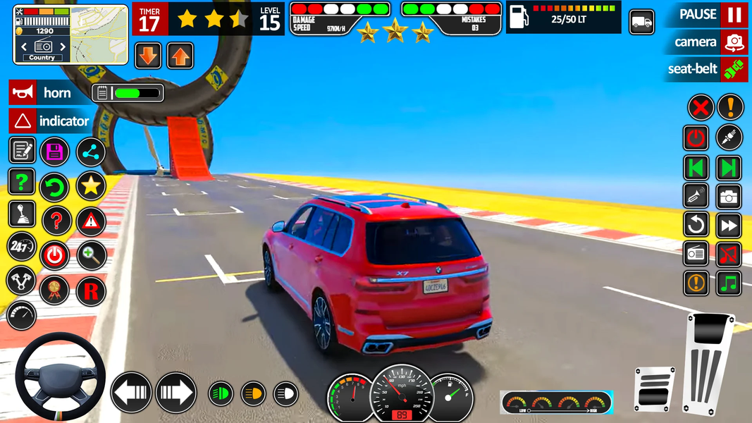 Mega Ramp Stunt Car Game ۳D - عکس بازی موبایلی اندروید