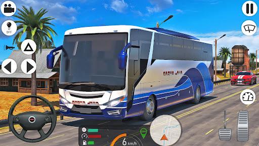 US Bus Simulator Driving Game - Gameplay image of android game