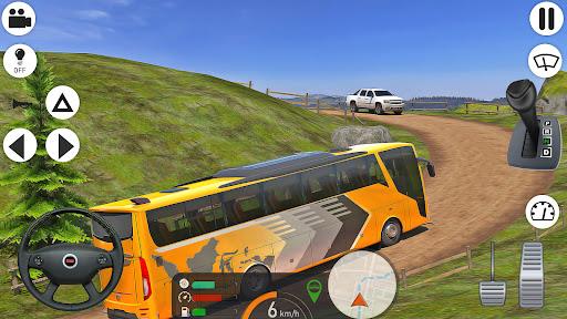US Bus Simulator Driving Game - Gameplay image of android game