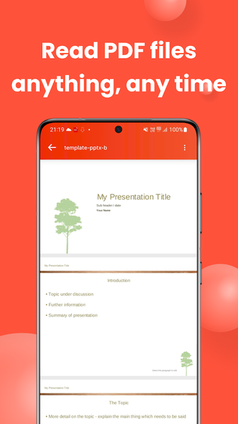 Pdf Reader - Pdf Viewer - عکس برنامه موبایلی اندروید