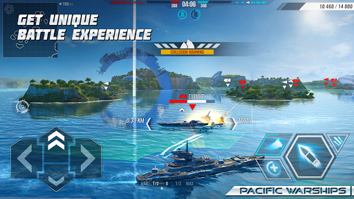 Pacific Warships: Naval PvP - Gameplay image of android game