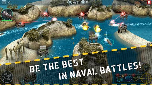 Naval Rush: Sea Defense - عکس بازی موبایلی اندروید