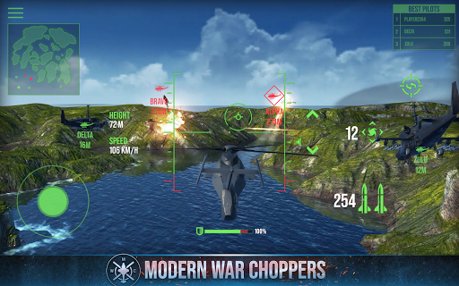 Modern War Choppers: Shooter - عکس بازی موبایلی اندروید