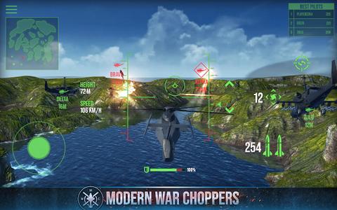 Modern War Choppers: Wargame Shooter PvP Warfare - عکس بازی موبایلی اندروید