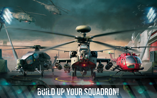 Modern War Choppers: Shooter - Gameplay image of android game