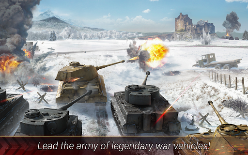 World of Armored Heroes: WW2 Tank Strategy Wargame - Gameplay image of android game