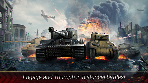 World of Armored Heroes: WW2 Tank Strategy Wargame - عکس بازی موبایلی اندروید