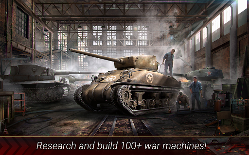 World of Armored Heroes: WW2 Tank Strategy Wargame - Gameplay image of android game