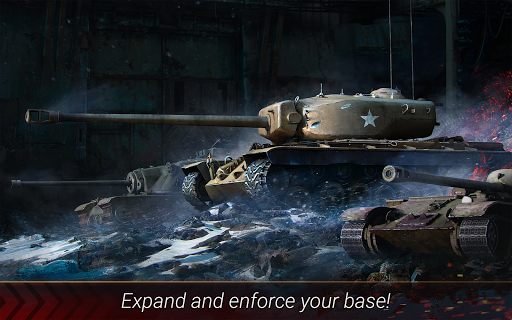 World of Armored Heroes: WW2 Tank Strategy Wargame - Gameplay image of android game