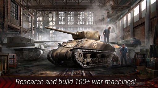 World of Armored Heroes: WW2 Tank Strategy Wargame - Gameplay image of android game