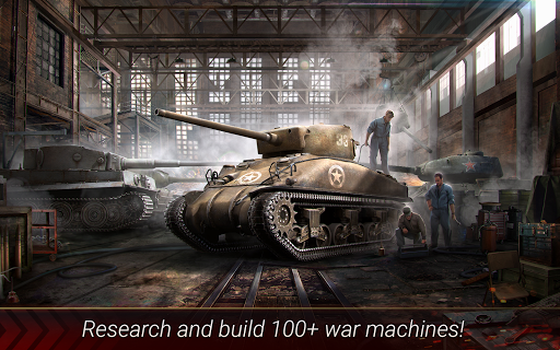 World of Armored Heroes: WW2 Tank Strategy Wargame - Gameplay image of android game
