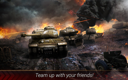 World of Armored Heroes: WW2 Tank Strategy Wargame - Gameplay image of android game