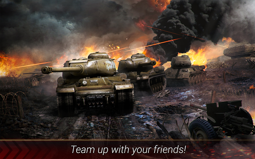 World of Armored Heroes: WW2 Tank Strategy Wargame - Gameplay image of android game