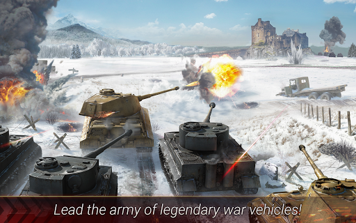 World of Armored Heroes: WW2 Tank Strategy Wargame - Gameplay image of android game
