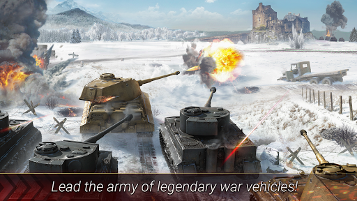 World of Armored Heroes: WW2 Tank Strategy Wargame - Gameplay image of android game