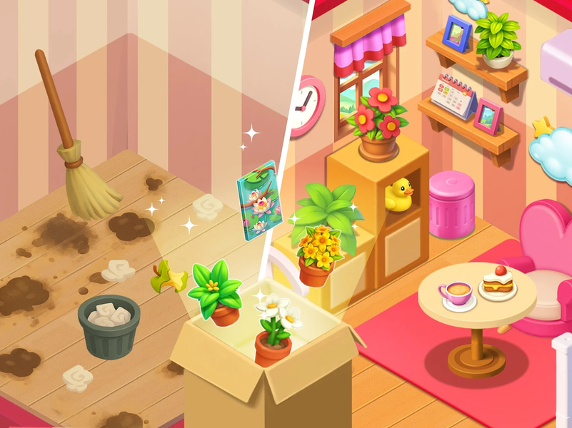 Satis Cozy Room Decor - عکس بازی موبایلی اندروید