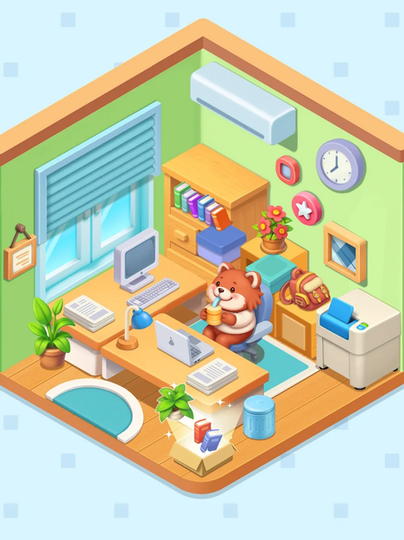 Satis Cozy Room Decor - عکس بازی موبایلی اندروید