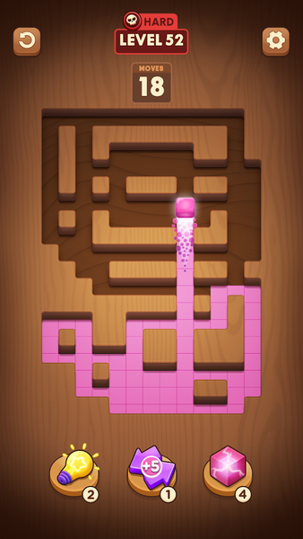 Maze Fill: Color Block 3D - Gameplay image of android game