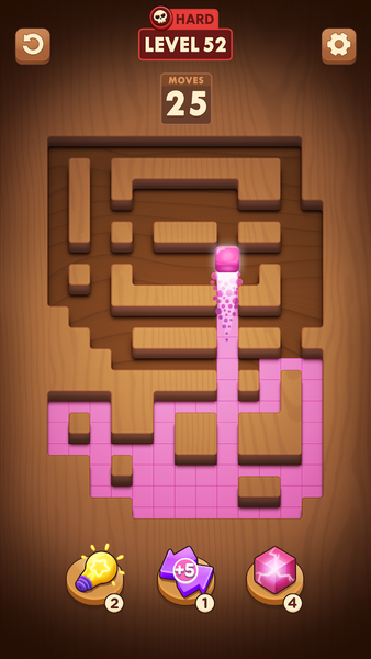 Maze Fill: Color Block 3D - Gameplay image of android game