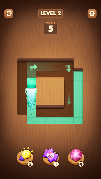 Maze Fill: Color Block 3D - Gameplay image of android game