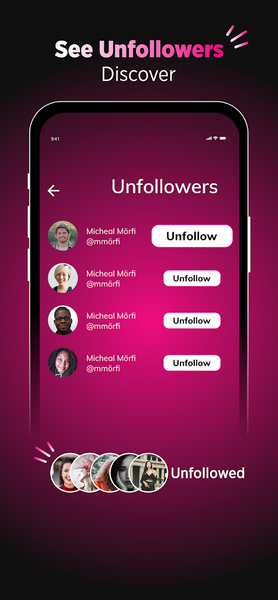 inReports - Followers reports - عکس برنامه موبایلی اندروید