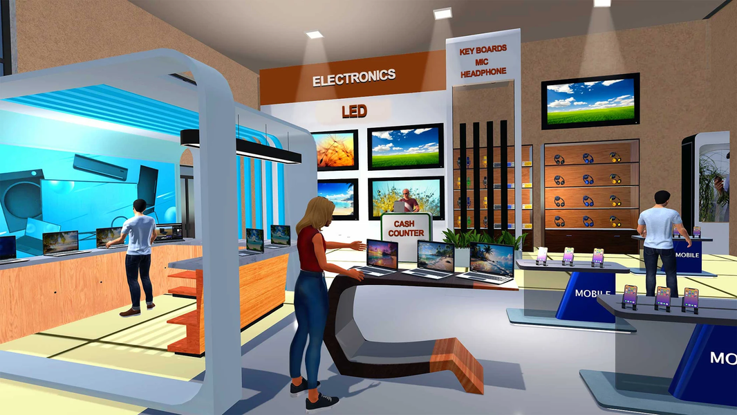 Electronics Store Manager Game - Gameplay image of android game