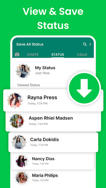 Status Saver - Status Download - عکس برنامه موبایلی اندروید