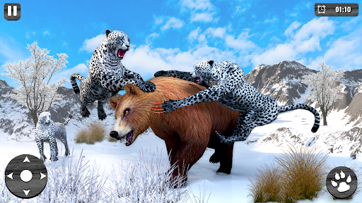 Wild Snow Leopard Simulator - Image screenshot of android app