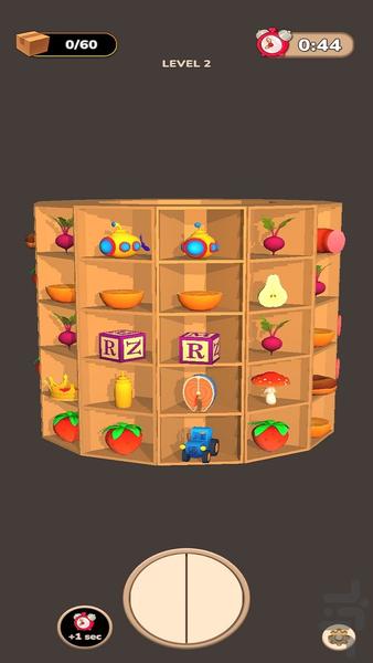 Goods Rotate &amp; Sort - Gameplay image of android game