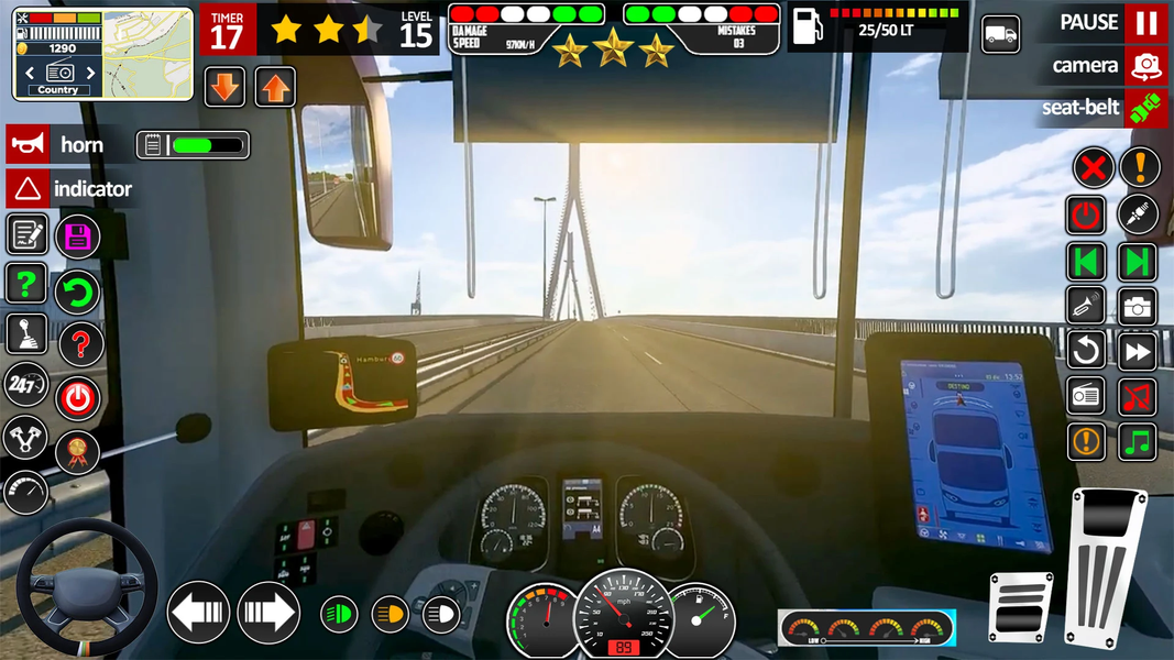 Real Bus Game: Offroad & City - Gameplay image of android game