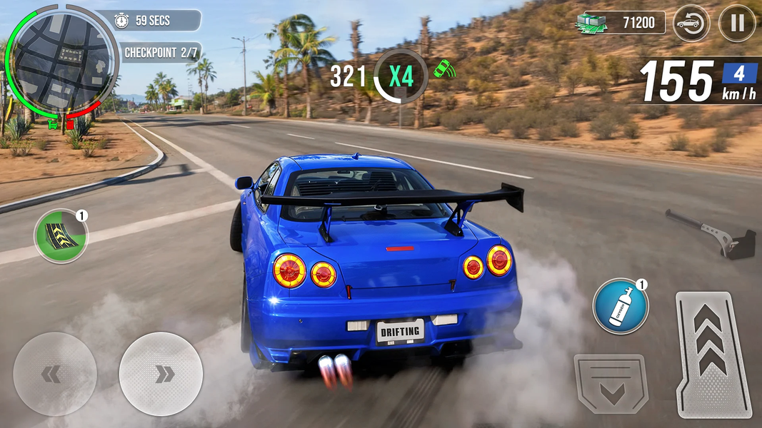 Extreme Car Racing Drift Games - Gameplay image of android game