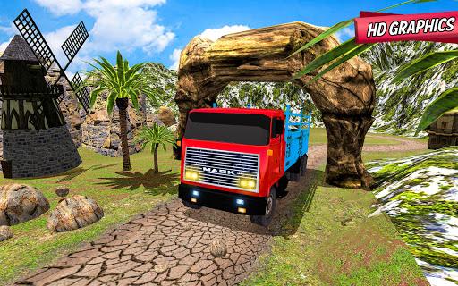 Mountain Cargo Transport Truck - Gameplay image of android game