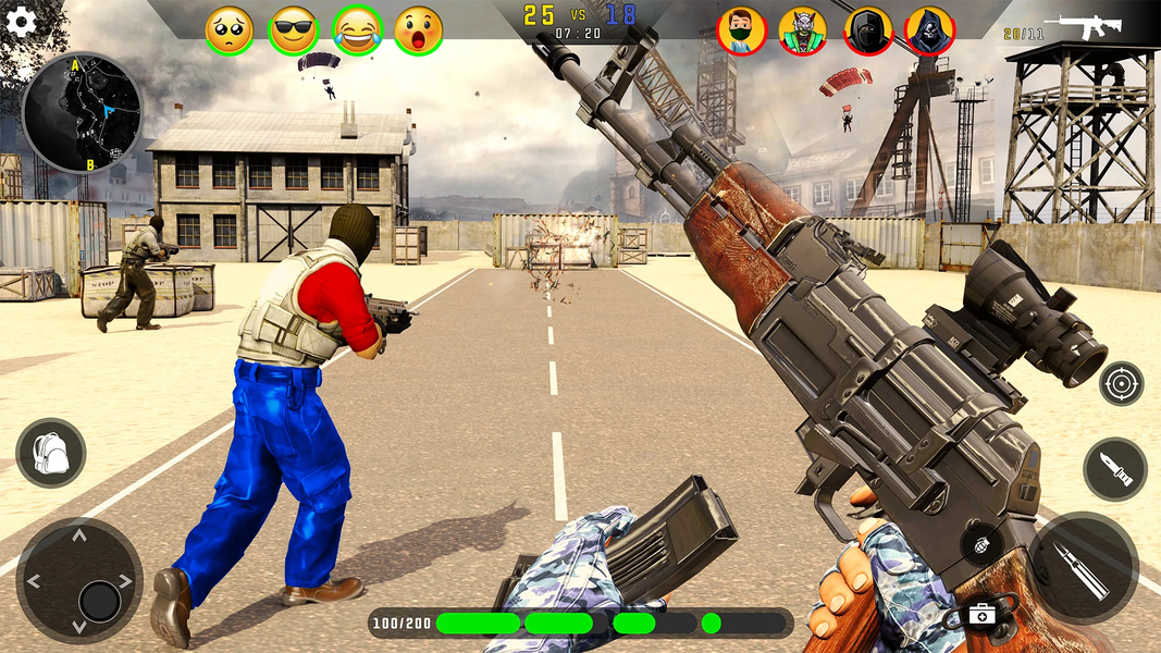 Gun Games 3D Banduk Wala Game - Gameplay image of android game