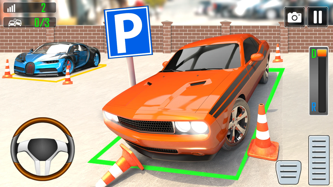 Modern GT Car Parking Games 3D - Gameplay image of android game