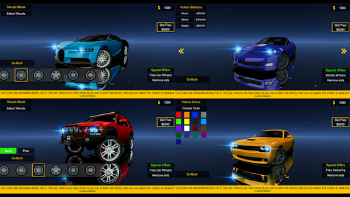 Car Crash Demolition Derby Simulator ۲۰۱۸ - عکس بازی موبایلی اندروید