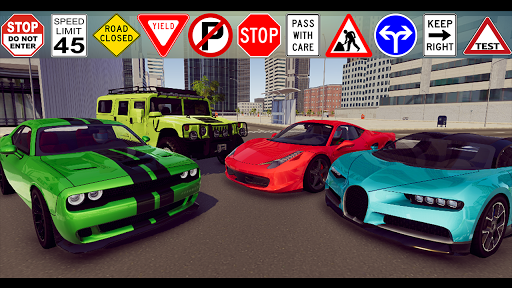 Car Driving School 2019 : Real parking Simulator - Gameplay image of android game