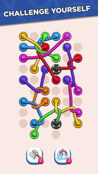 Twisted Ropes: Untangle 3D - عکس بازی موبایلی اندروید