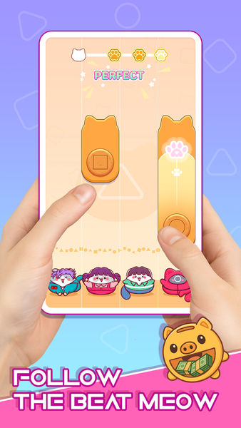 Kitty Tiles: Music Game - عکس بازی موبایلی اندروید
