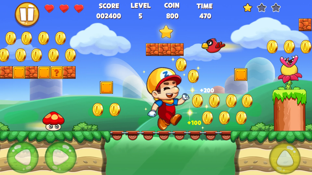 Super Matino - Adventure Game - Gameplay image of android game