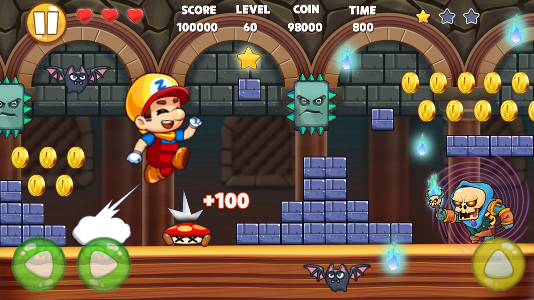 Super Matino - Adventure Game - Gameplay image of android game