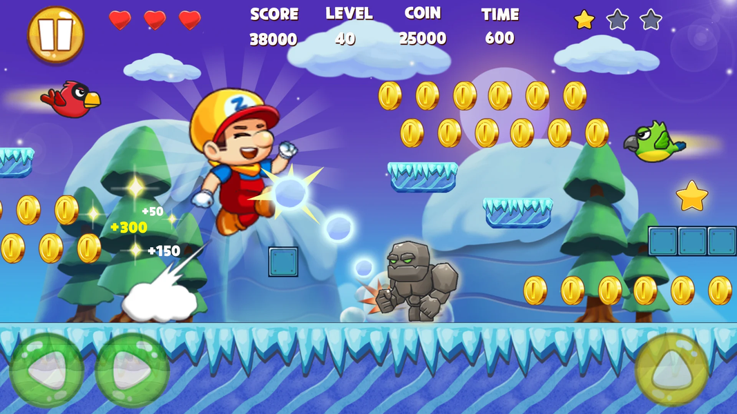 Super Matino - Adventure Game - Gameplay image of android game