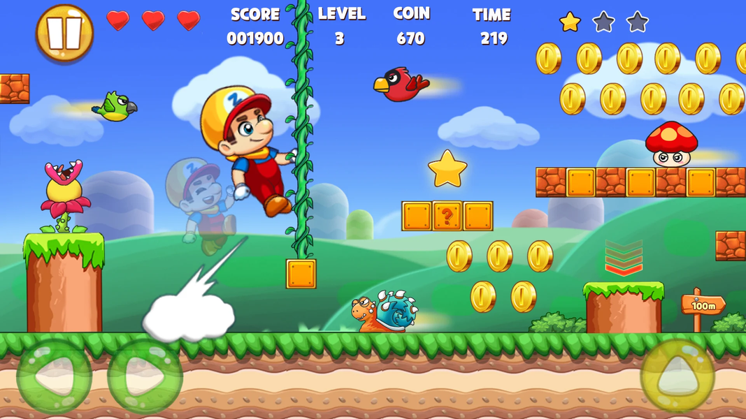 Super Matino - Adventure Game - Gameplay image of android game