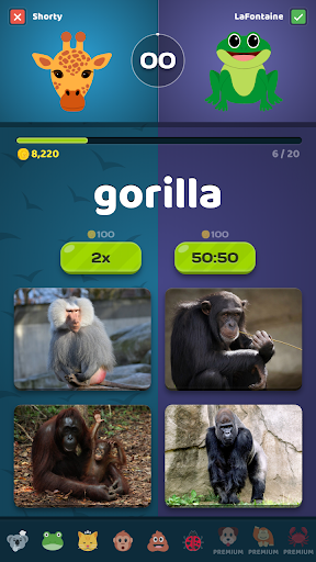 Animals Quiz Trivia: Multiplayer - Gameplay image of android game