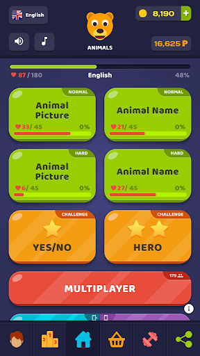 Animals Quiz Trivia: Multiplayer - Gameplay image of android game