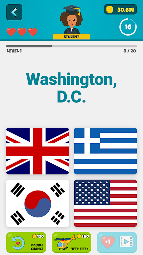 Country Flags ۲: Geo Quiz - عکس بازی موبایلی اندروید